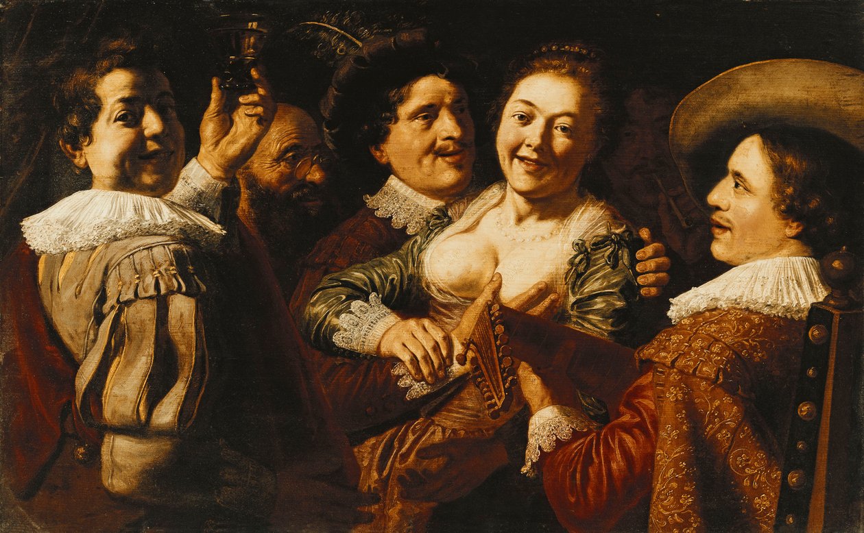 Pět smyslů, od Jan the Elder Lievens