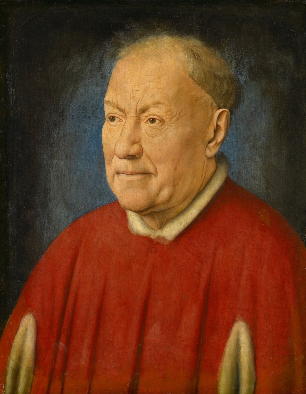 Portrét kardinála Nicholase Albergatiho od Jan van Eyck