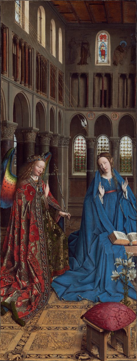 Zvěstování od Jan van Eyck