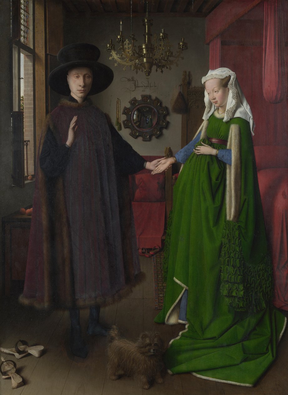 Portrét Arnolfiniho, 1434 od Jan van Eyck