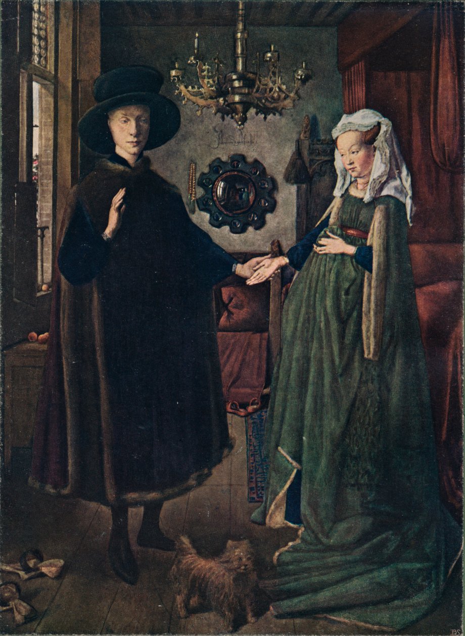 Portrét Arnolfiniho, 1434, 1904 od Jan van Eyck