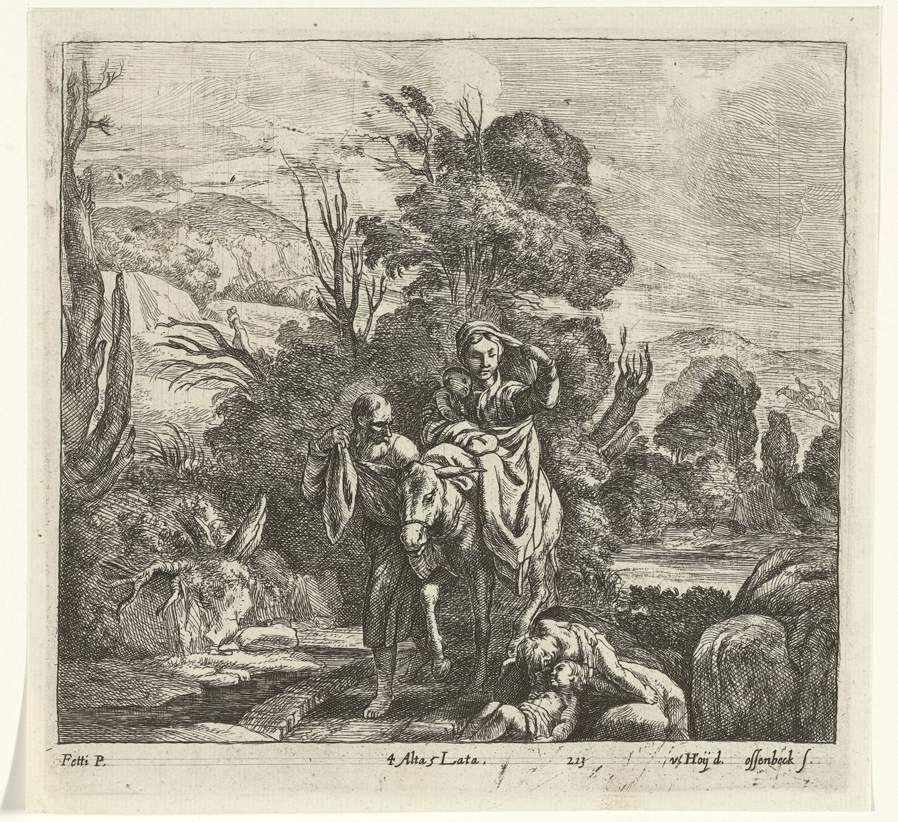 Let do Egypta od Jan van Ossenbeeck