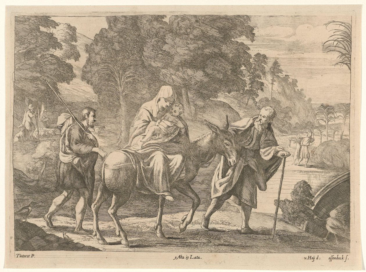Let do Egypta od Jan van Ossenbeeck