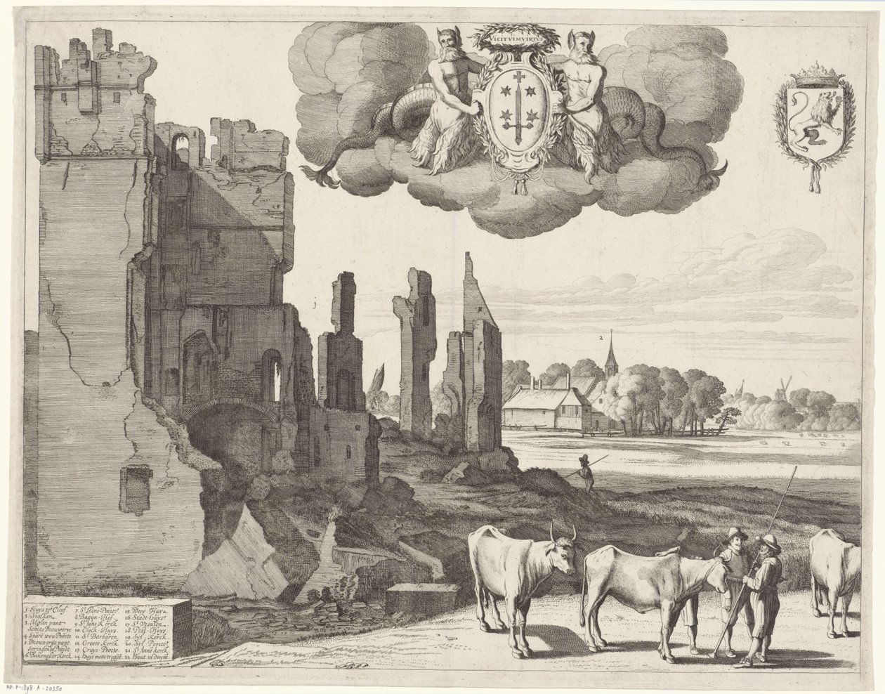 Pohled na Haarlem (levá strana) haerlem od Jan van de Velde (II)