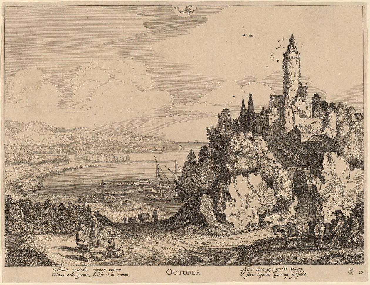 říjen od Jan van de Velde II