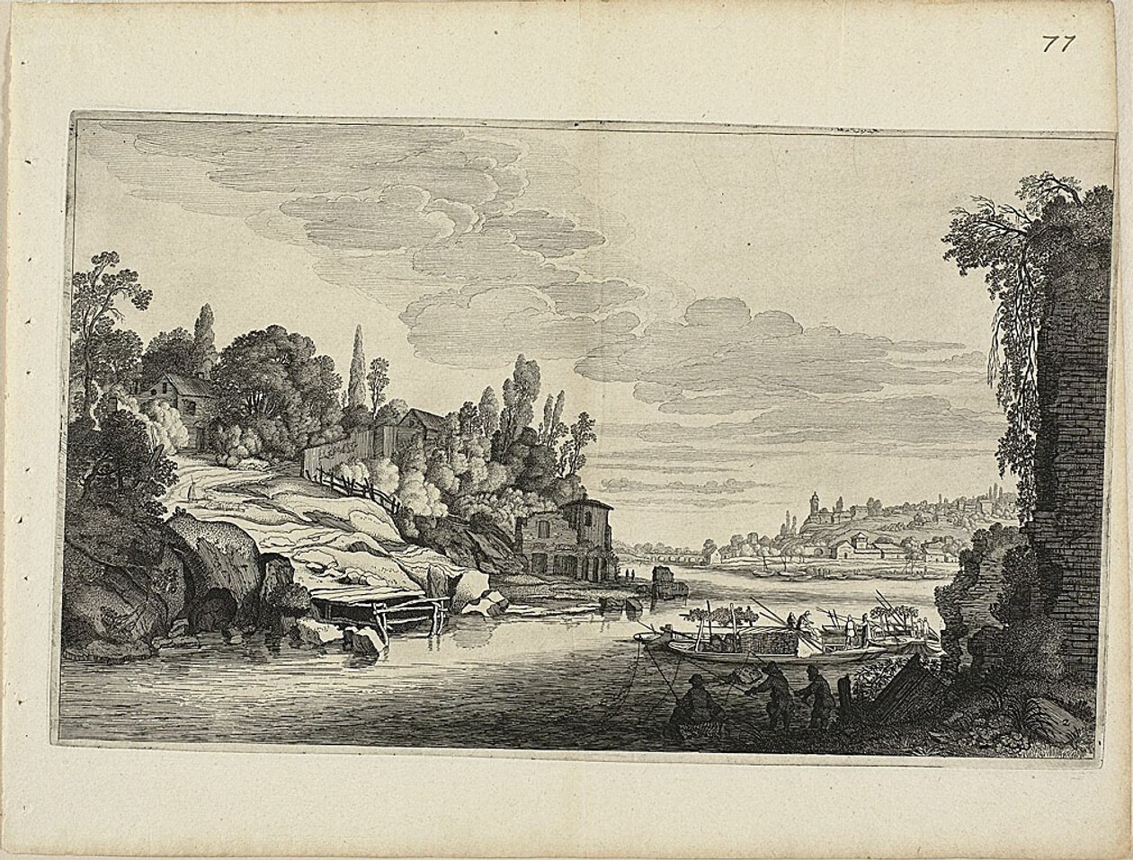 Říční krajina od Jan van de Velde II