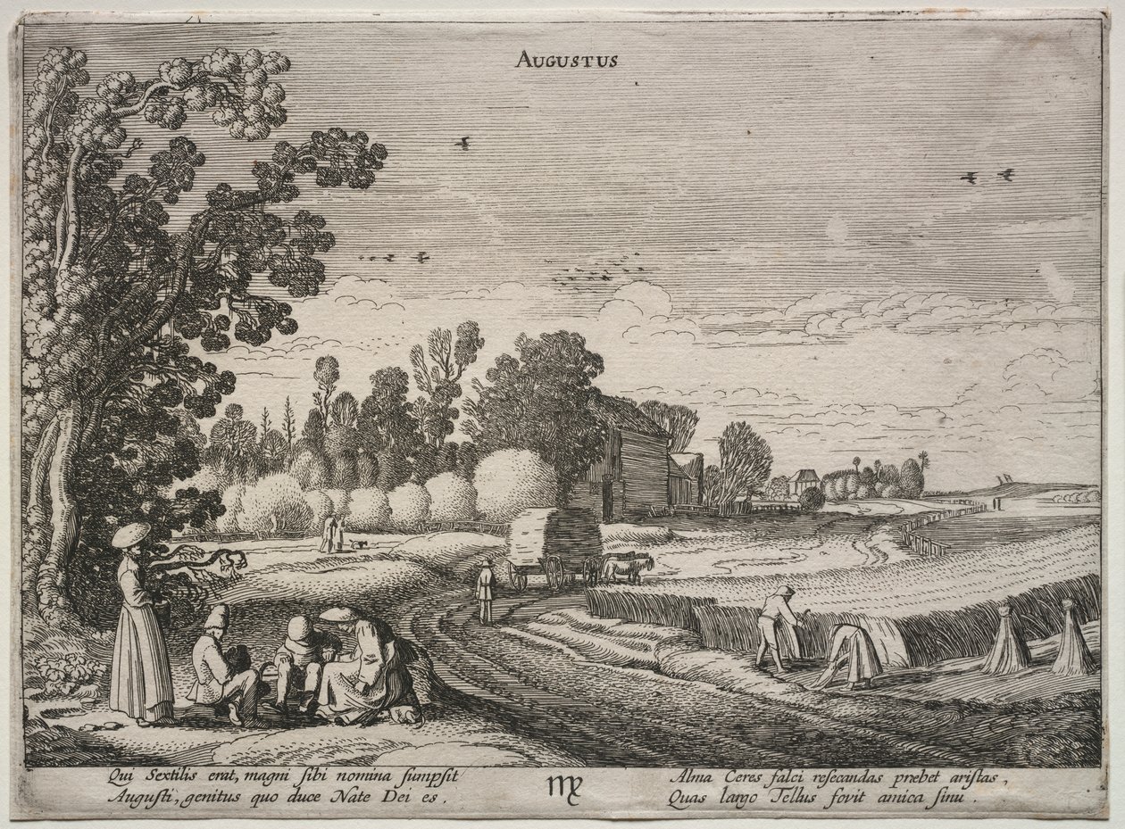 Dvanáct měsíců: srpen od Jan van de Velde II