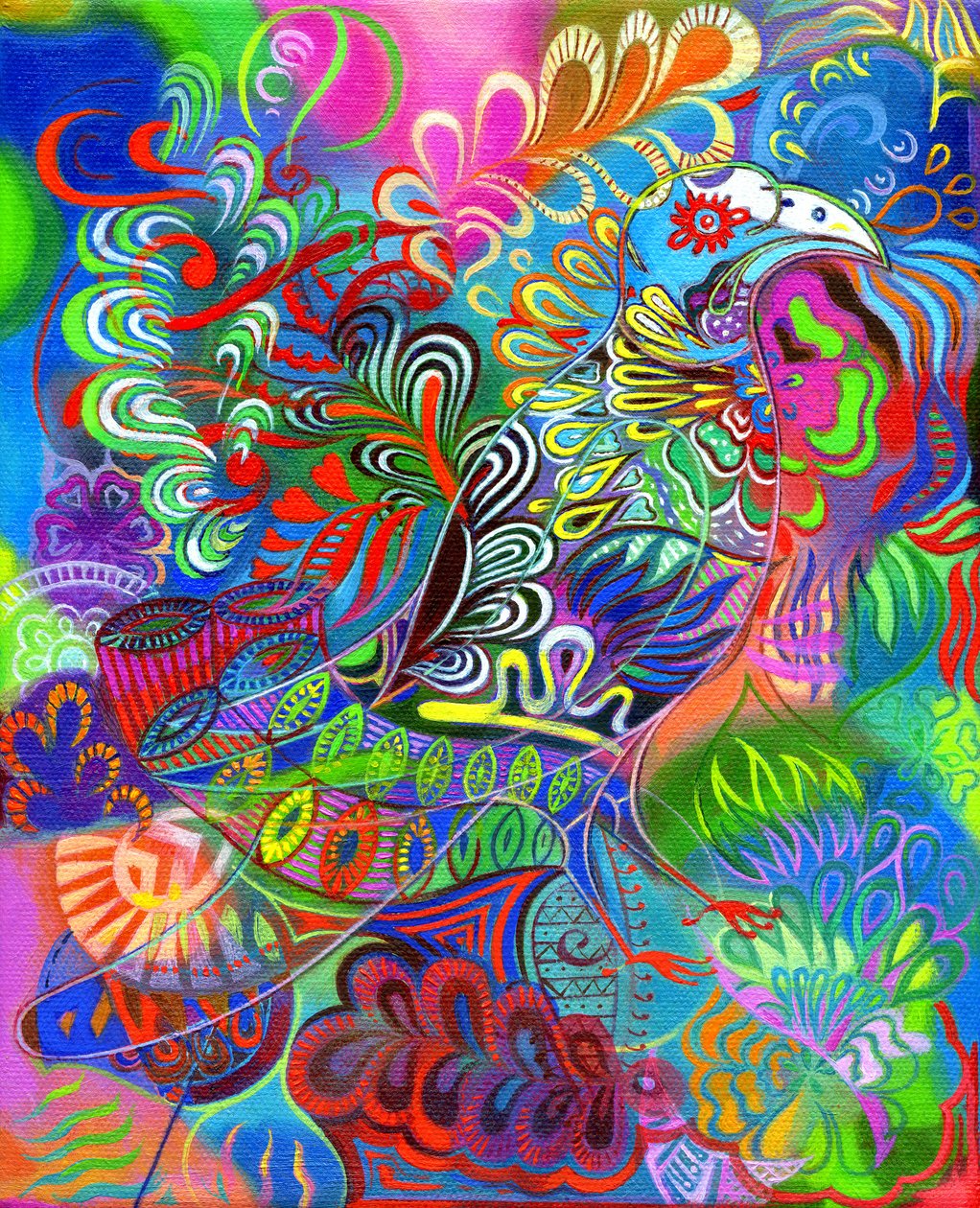 O ptáku mezi listy, 2011, od Jane Tattersfield