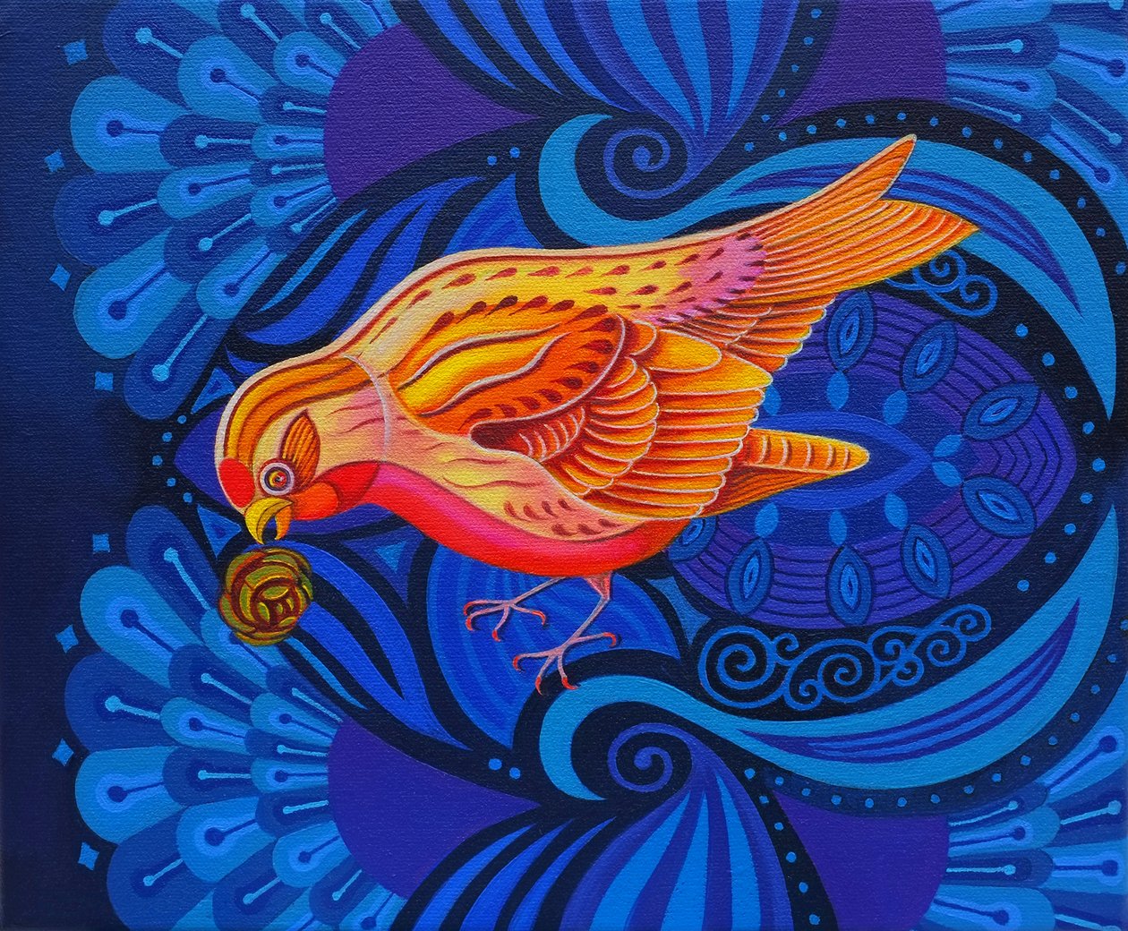 Redpoll, 2012, od Jane Tattersfield