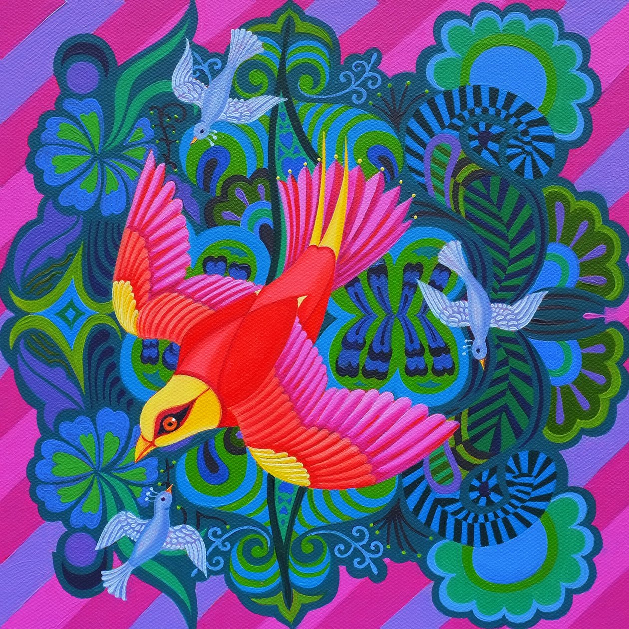 Swooping pták, 2013, od Jane Tattersfield