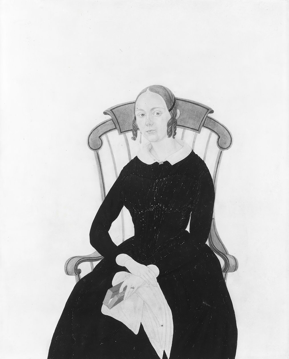 Lady sedící v Boston Rocker, . od Jane Anthony Davis