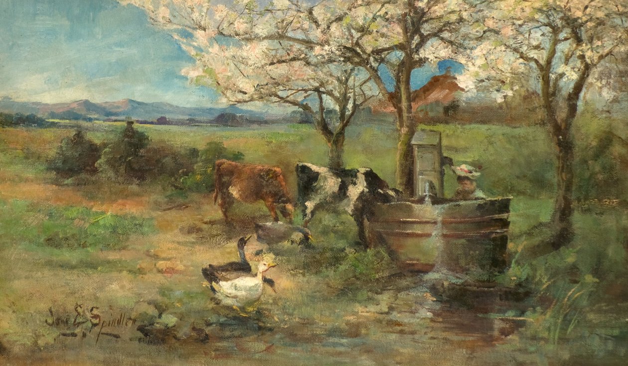 Jaro (olej na plátně) od Jane Elizabeth Spindler