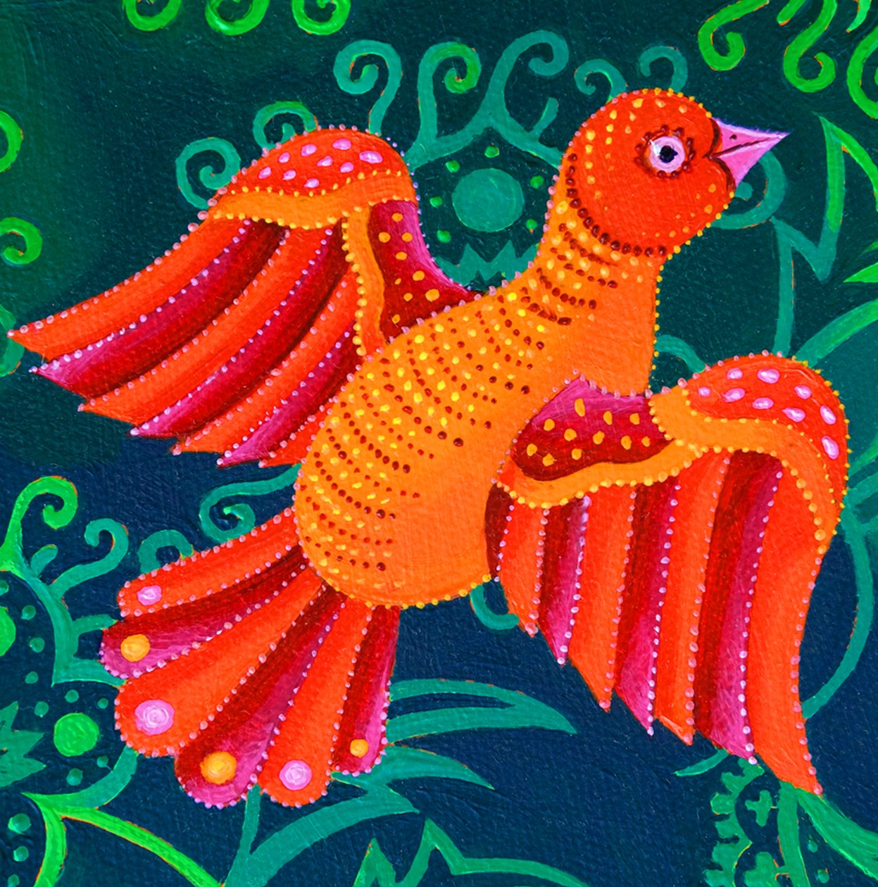 Orange Bird, 2019 od Jane Tattersfield