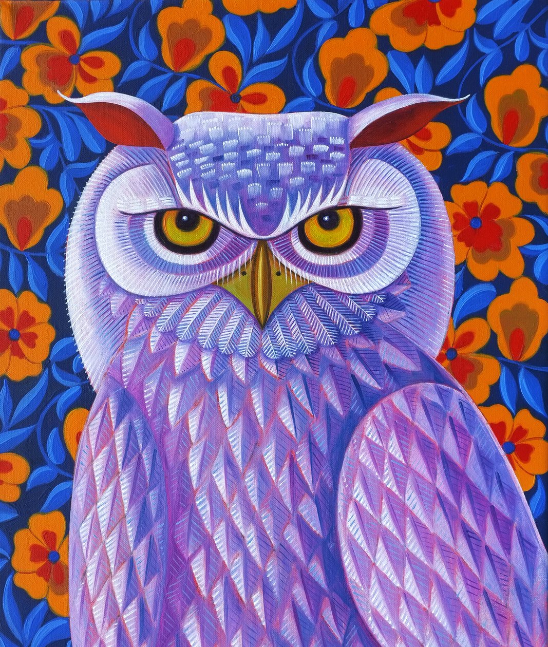 Sněžná sova, 2013, od Jane Tattersfield