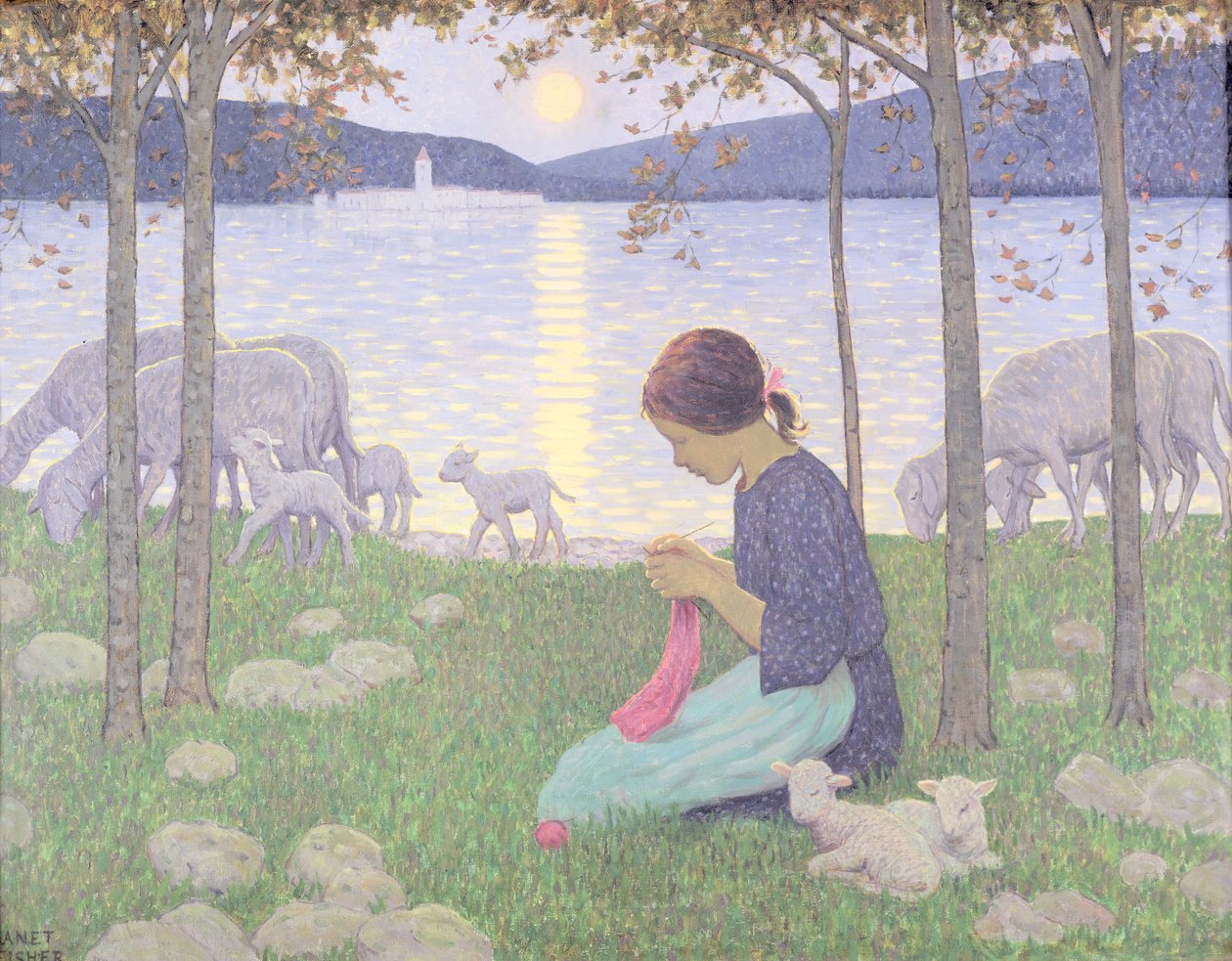 Malá pastýřka od Janet Fisher