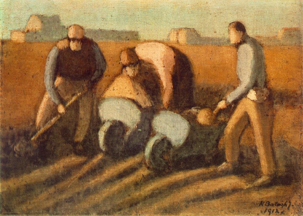 Navvies s Barrowem od Janos Nagy Balogh