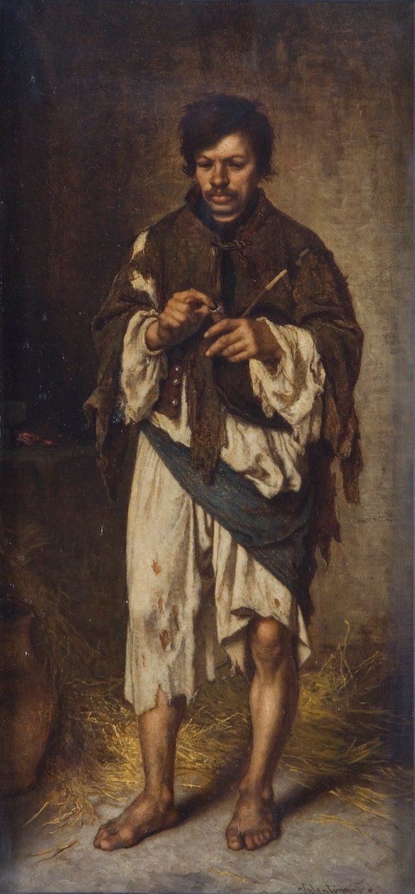 "Žebrák", 1862-1902 od Janos Valentiny