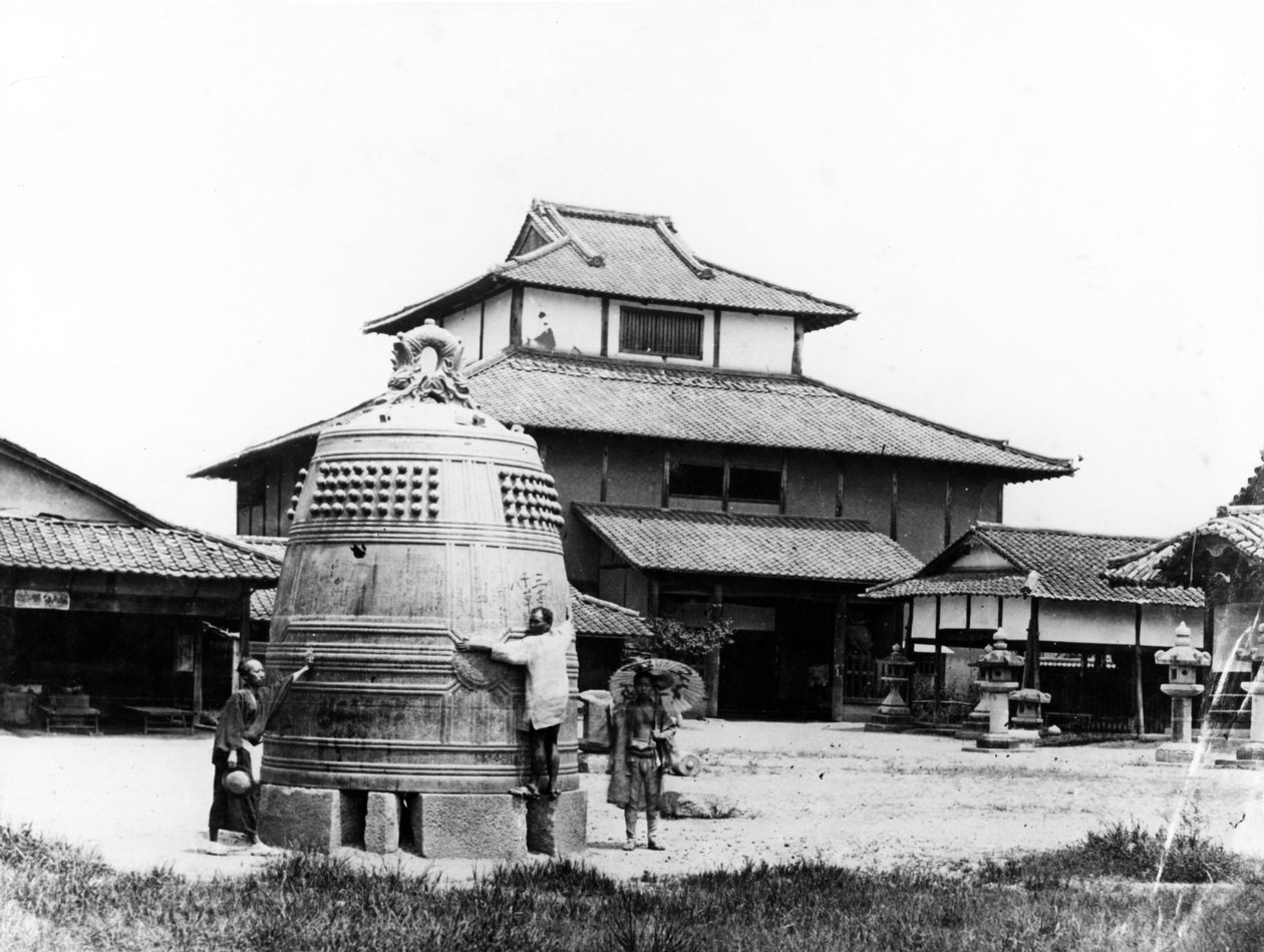 The Daibutsu Bell, Kyoto, Japan, c.1870s od Japanese Photographer