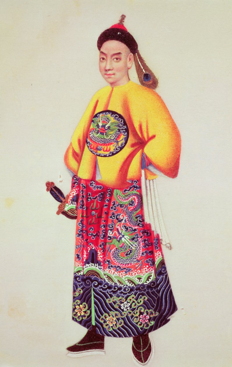 Kostým císaře, konec 18. století od Japanese School