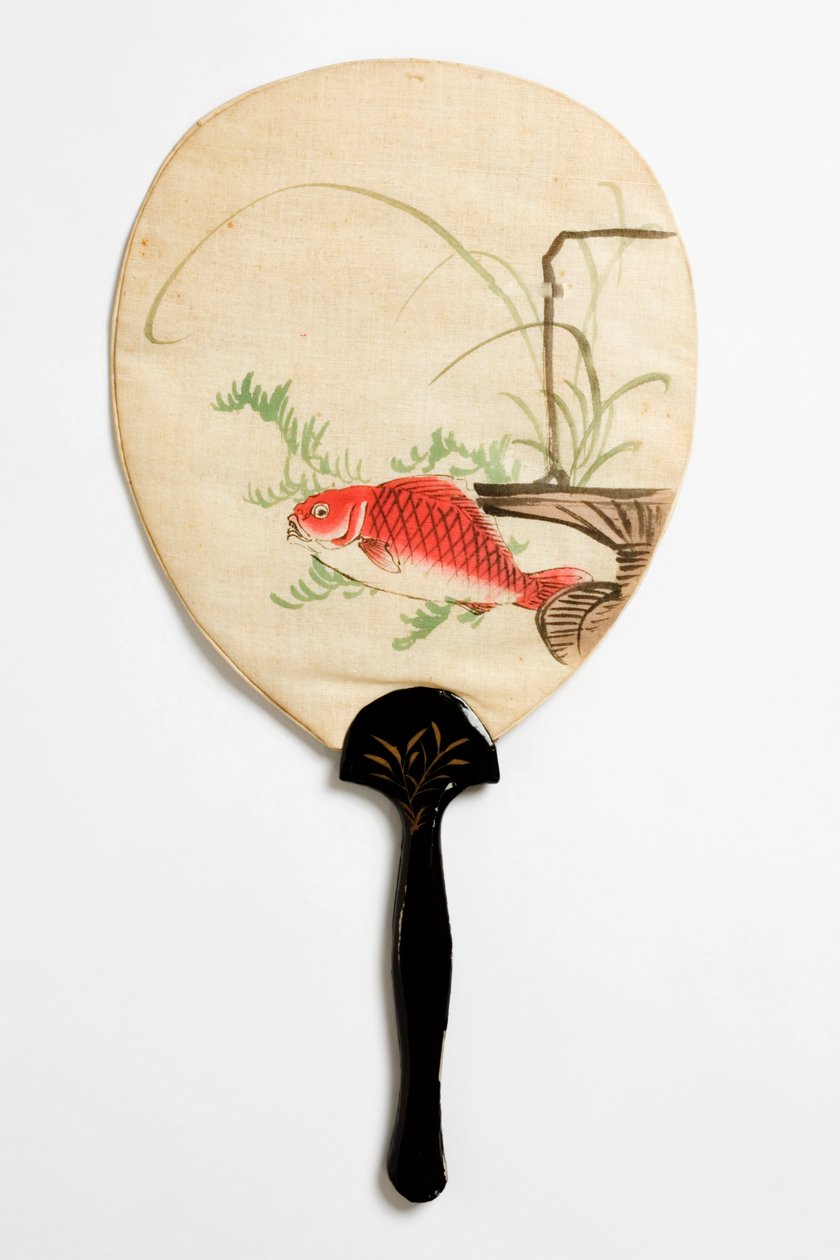 Ventilátor, zpětný chod, cca 1890-1950 (bavlna) od Japanese School