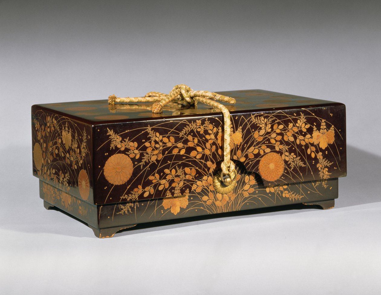 Ryoshibako Document Box (lak a zlaté maki-e) od Japanese School