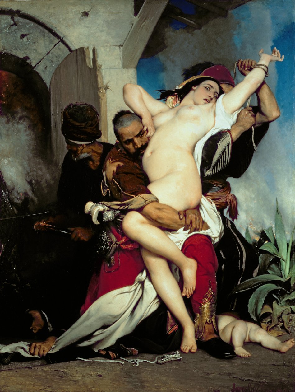 Únos hercegovských žen, 1861 od Jaroslav Cermak