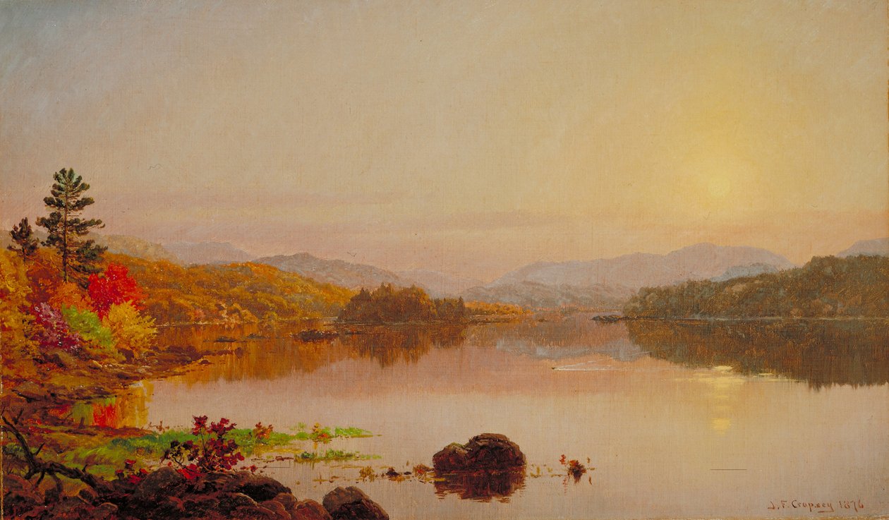 Jezero Wawayanda, 1876 od Jasper Francis Cropsey