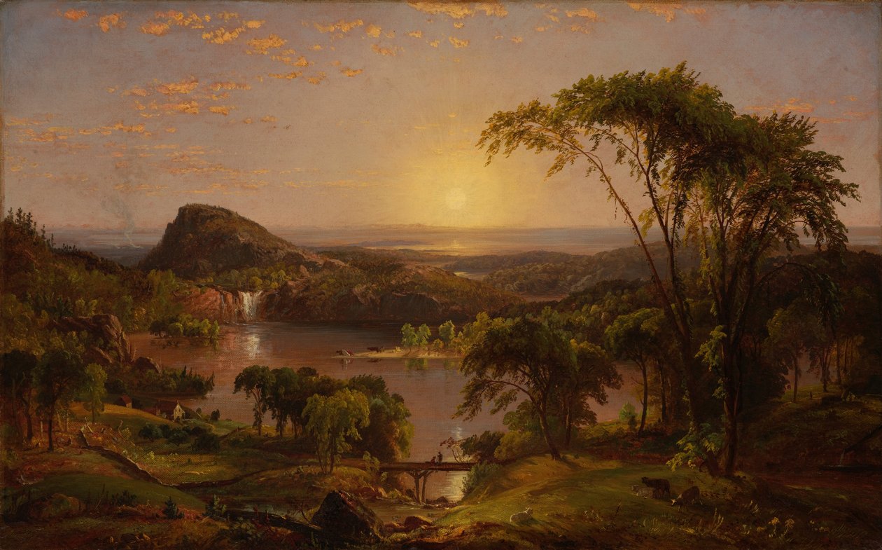 Léto, jezero Ontario od Jasper Francis Cropsey