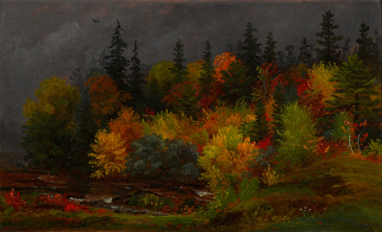 Podzimní Listí od Jasper Francis Cropsey