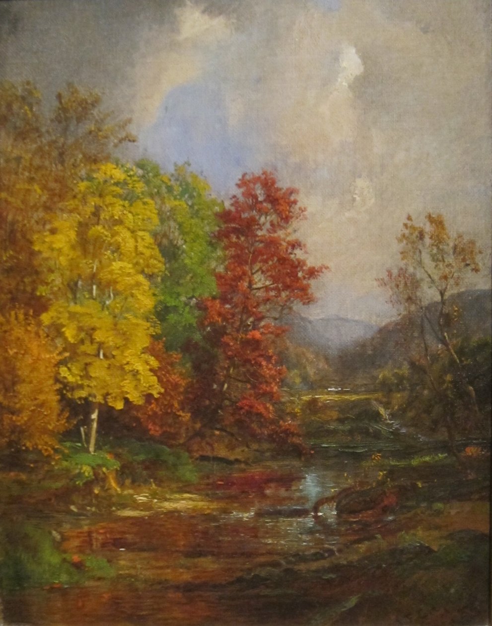 Podzimní krajina od Jasper Francis Cropsey