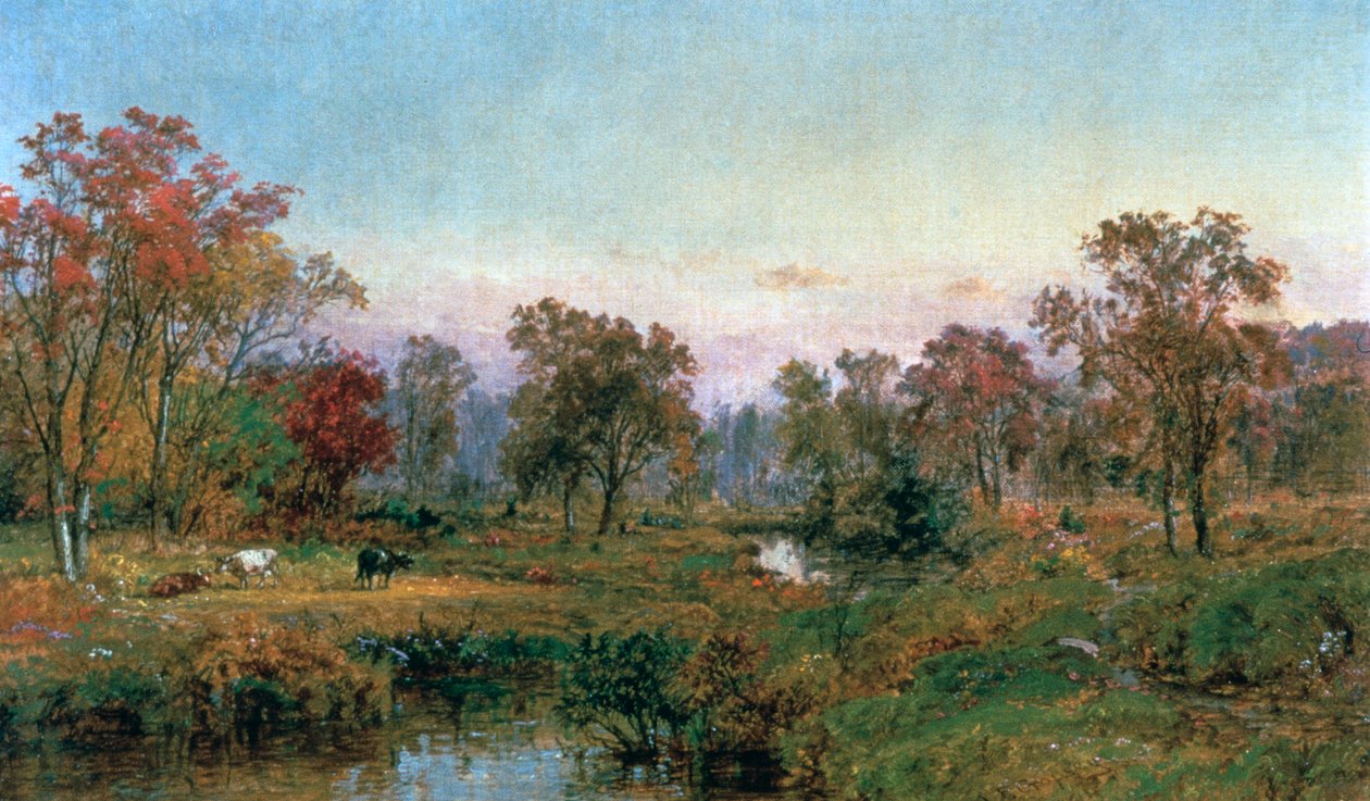 Hastings-on-Hudson, 1885 od Jasper Francis Cropsey