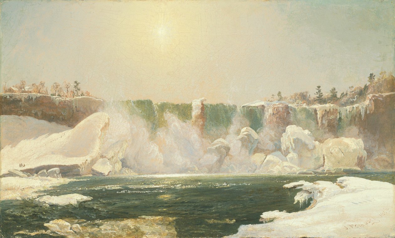 Niagarské vodopády v zimě, 1868. od Jasper Francis Cropsey