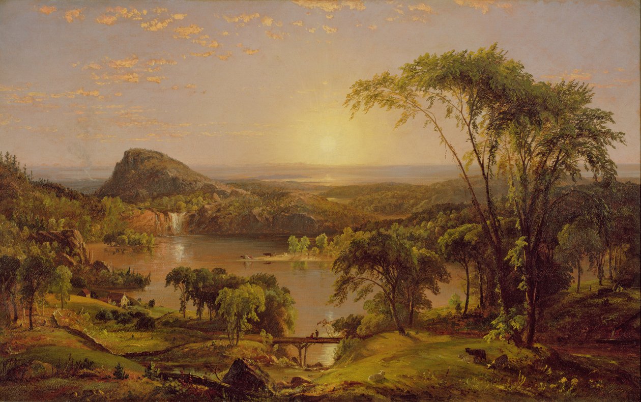 Léto, jezero Ontario od Jasper Francis Cropsey