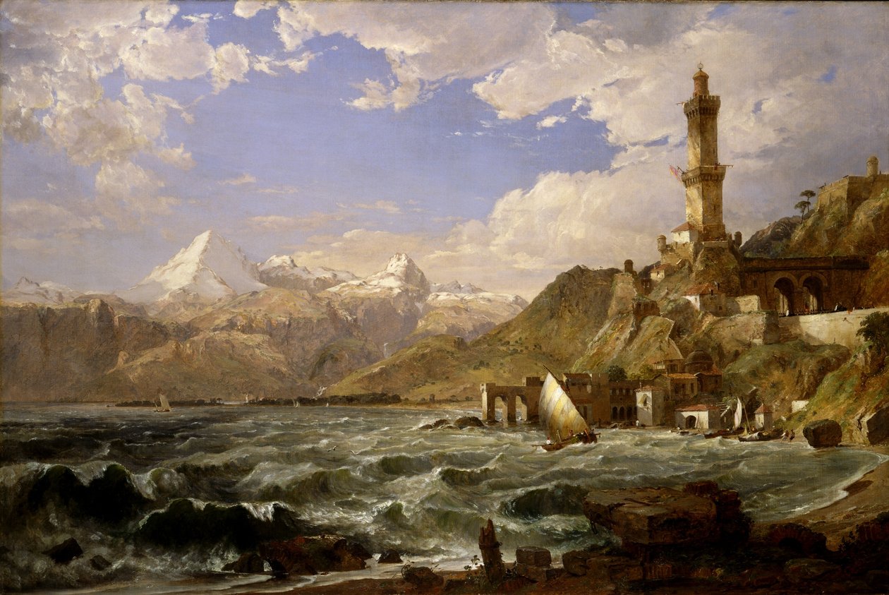 Janovské pobřeží od Jasper Francis Cropsey