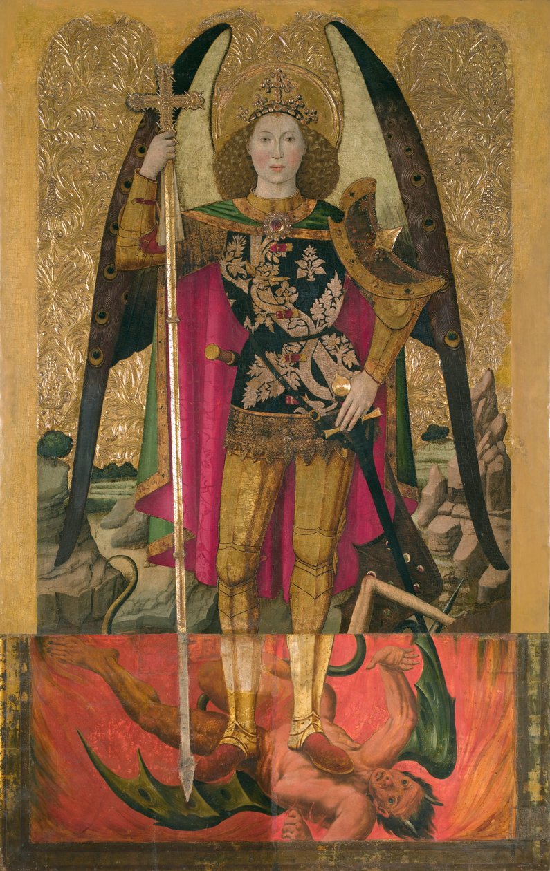Svatý Michael od Jaume Huguet