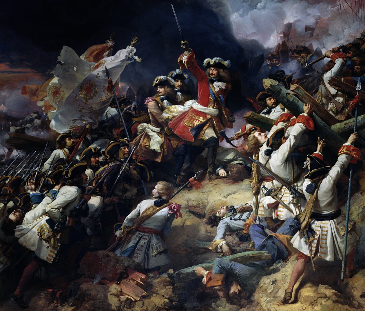 Bitva u Denainu, 24. července 1712, 1839 od Jean Alaux