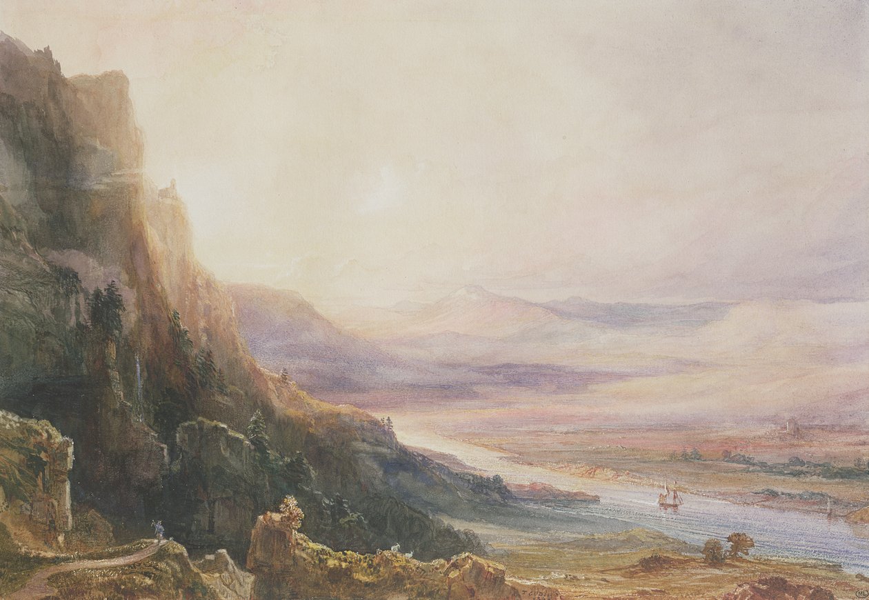 Krajina Perth, 1850 od Jean Antoine Theodore Gudin