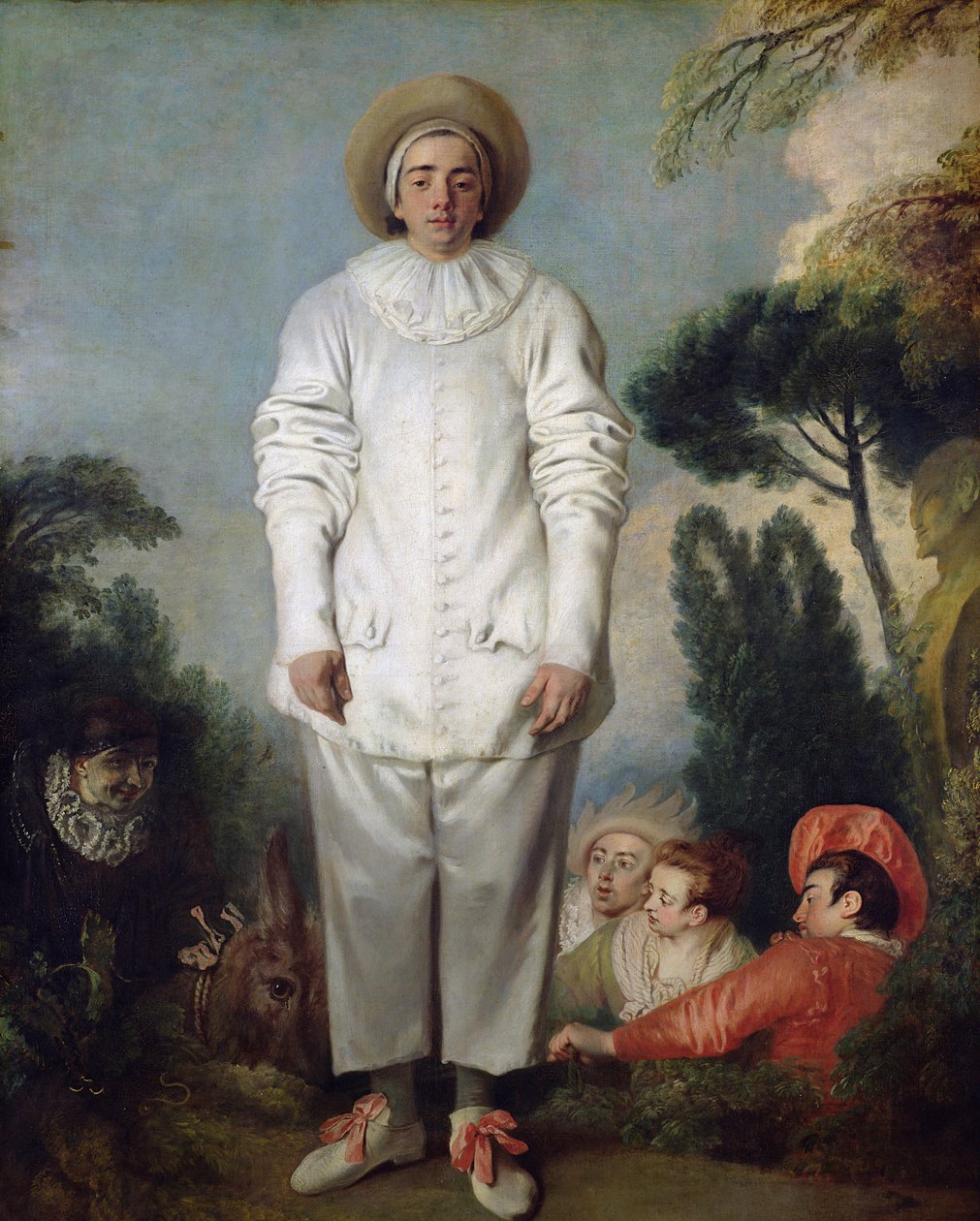 Gilles, kolem 1718-19 od Jean Antoine Watteau