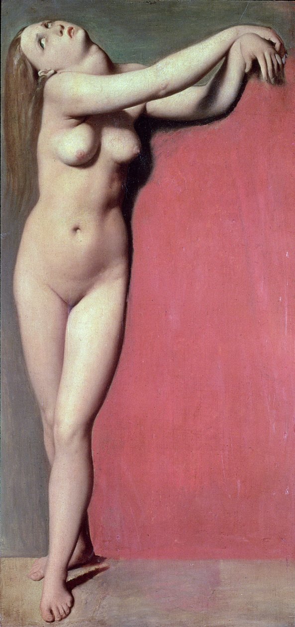 Angelique, kolem roku 1819 od Jean Auguste Dominique Ingres