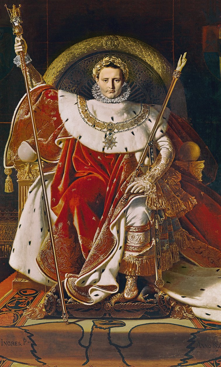 Napoleon I. (1769-1821) na císařském trůnu, 1806 od Jean Auguste Dominique Ingres