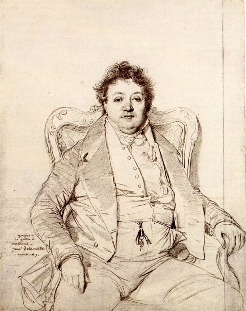 Portrét od Ingres od Jean Auguste Dominique Ingres