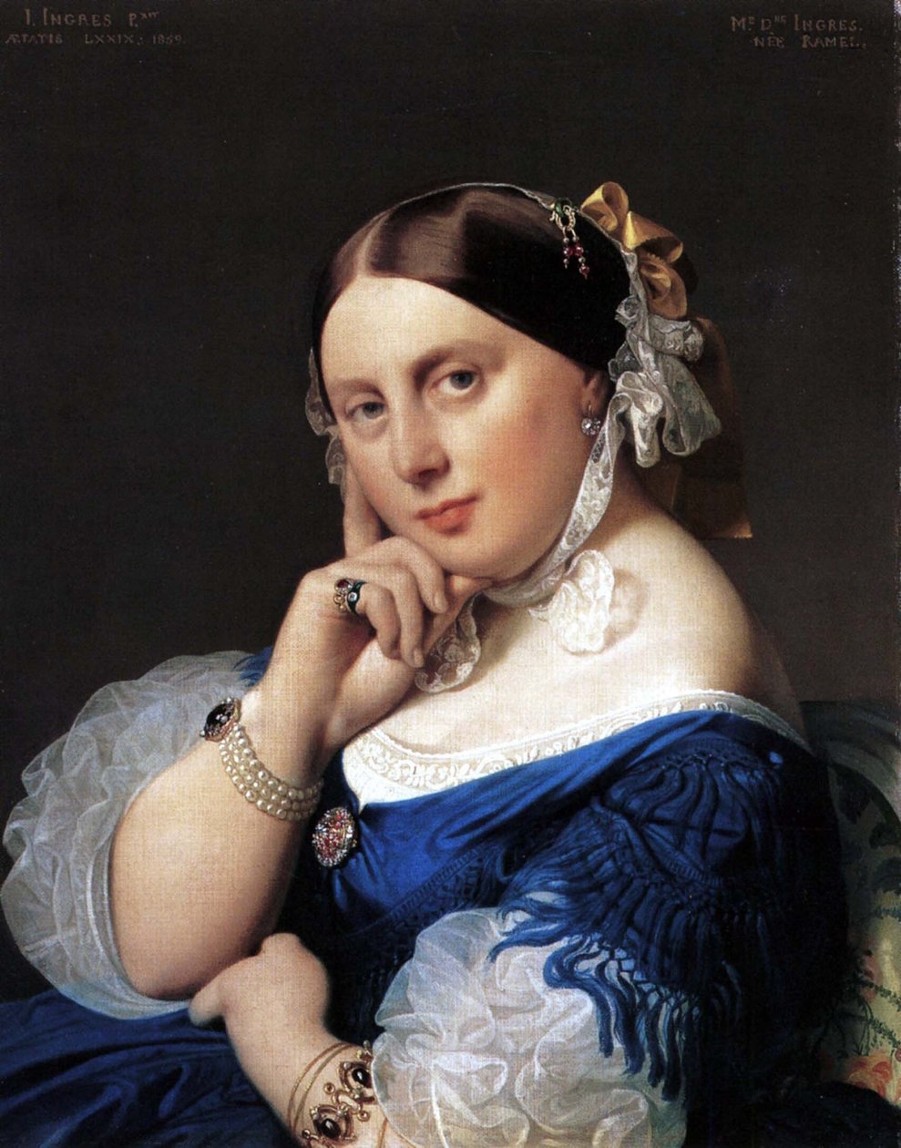 portrét paní Ingresové rozené Ramelové od Jean Auguste Dominique Ingres