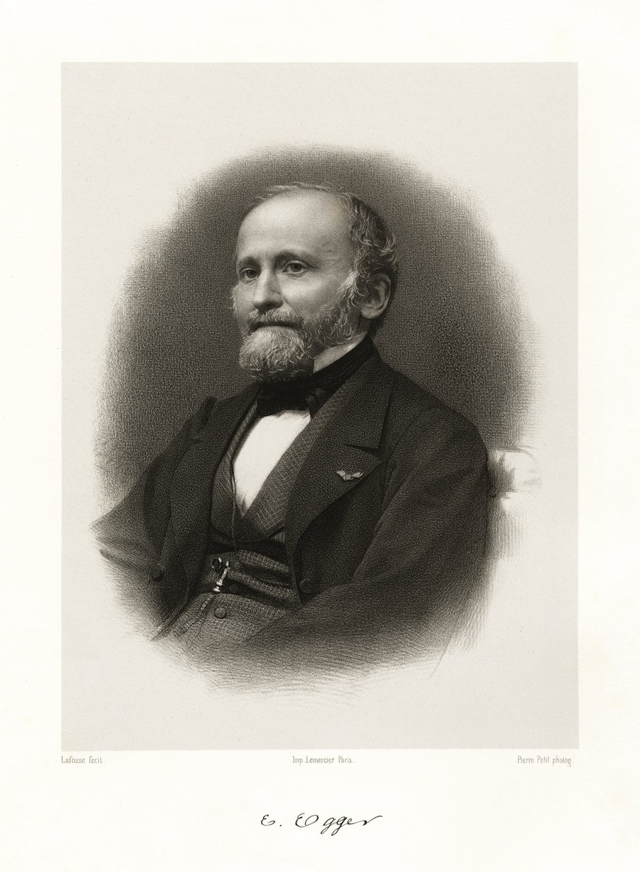 Émile Egger, 1865-66 od Jean Baptiste Adolphe Lafosse