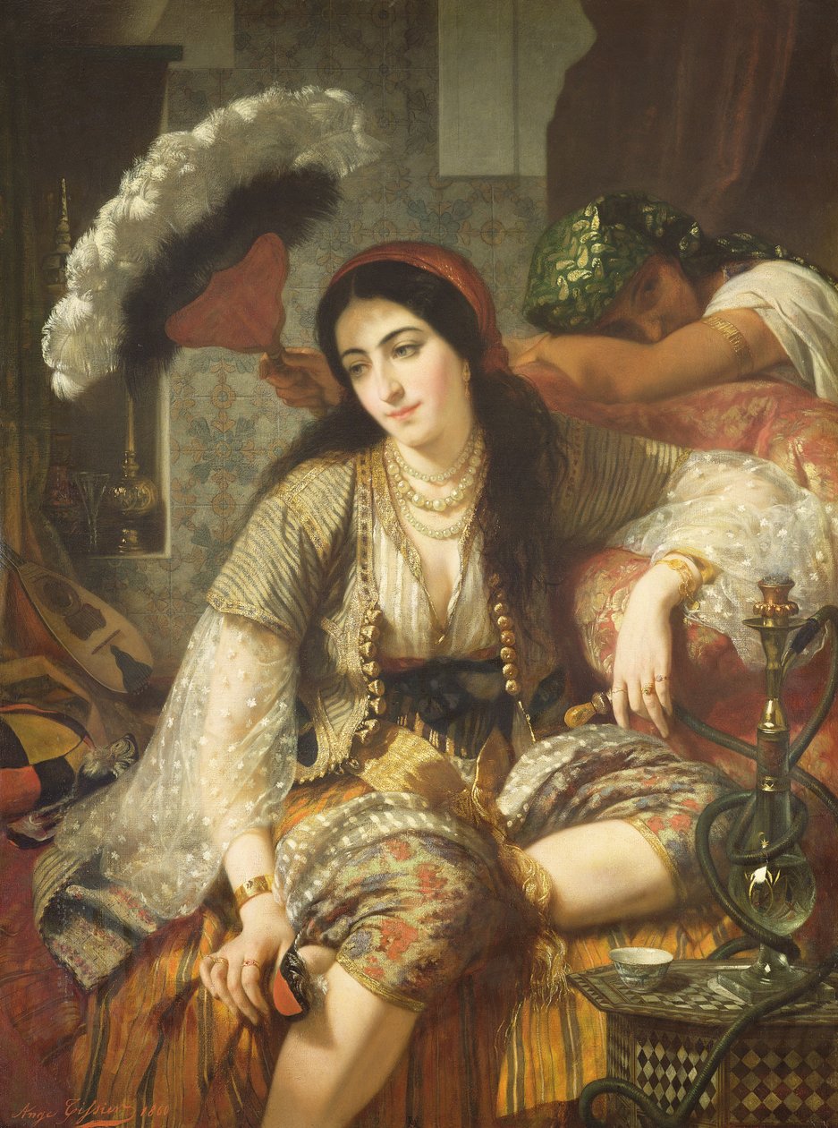 Odalisque od Jean Baptiste Ange Tissier
