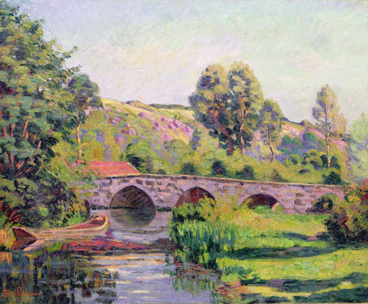 Most v Boigneville, kolem roku 1894 od Jean Baptiste Armand Guillaumin
