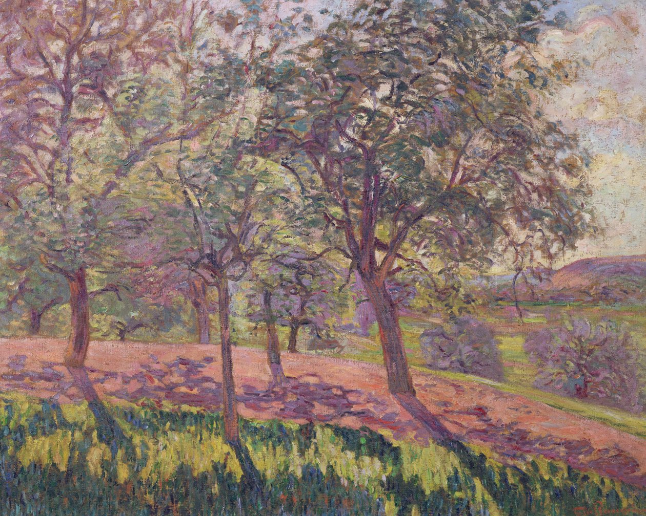 Oblast Saint Cheron, jaro, kolem roku 1886 od Jean Baptiste Armand Guillaumin