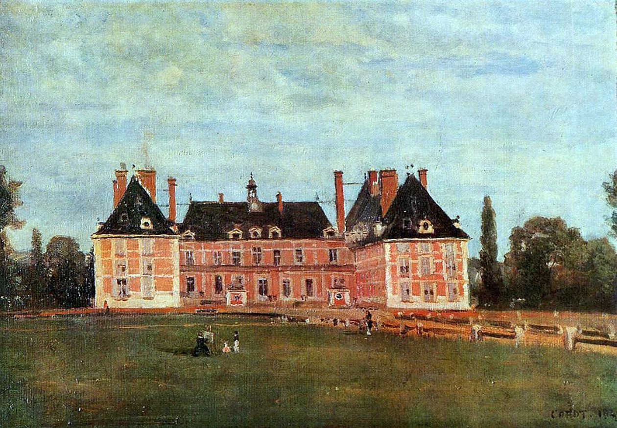 Zámek Rosný, 1840 od Jean Baptiste Camille Corot