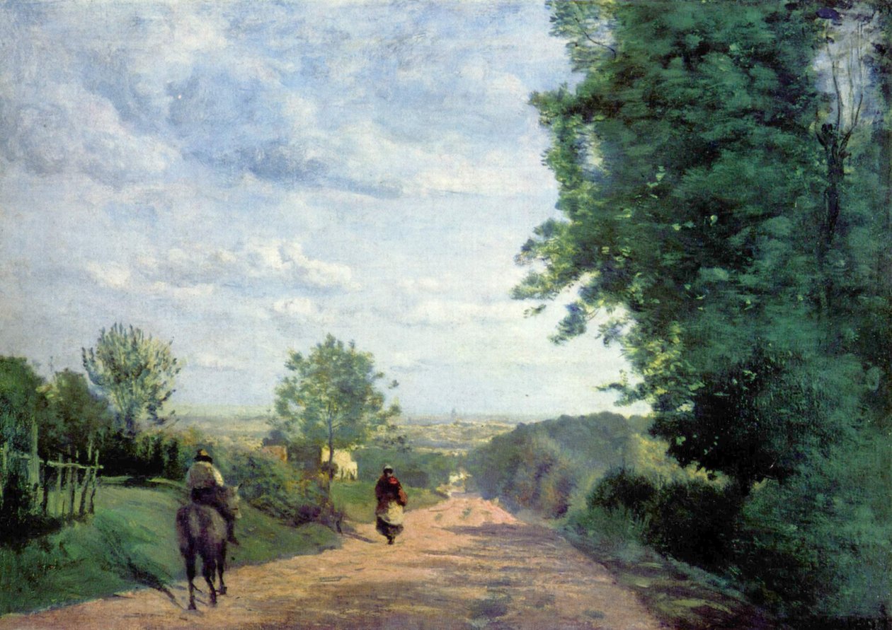 Chemin de Sèvres od Jean Baptiste Camille Corot