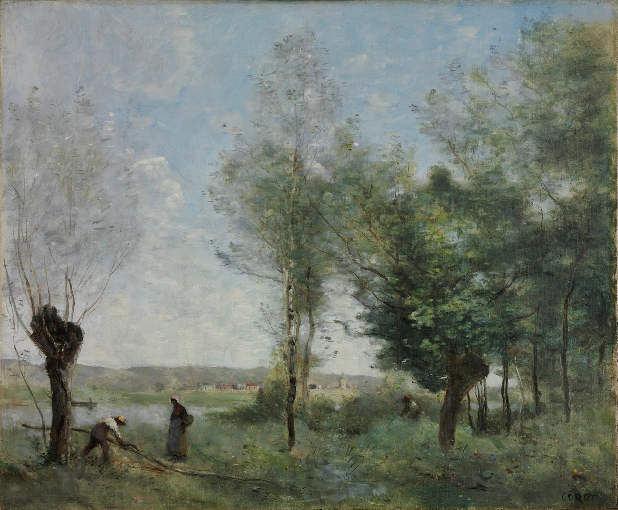 Suvenýr z Coubronu od Jean Baptiste Camille Corot