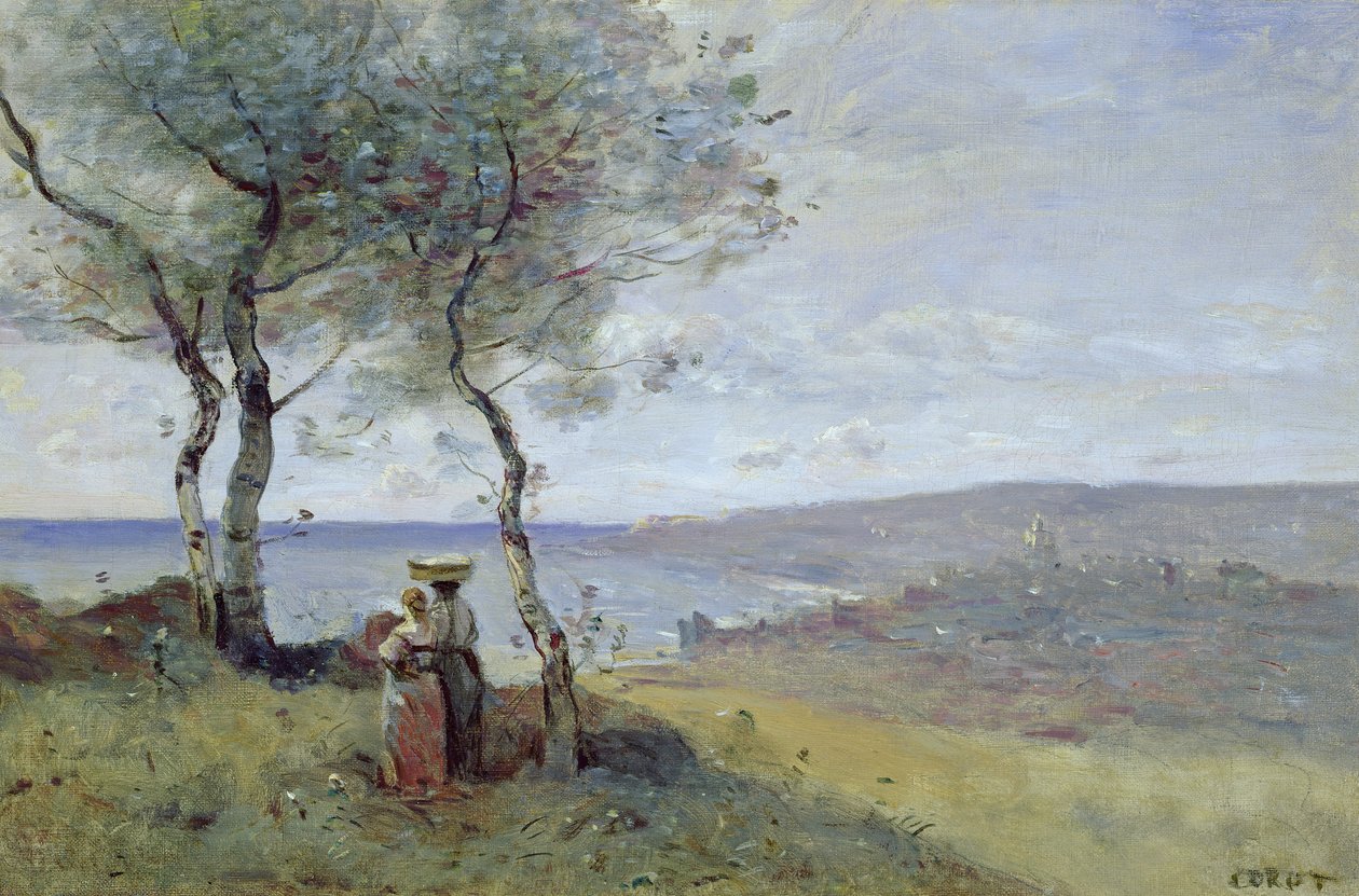 Suvenýr St. Jean de Luz, 1872 od Jean Baptiste Camille Corot